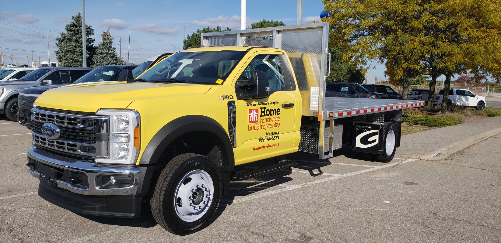 Ford F550 w. flatbed