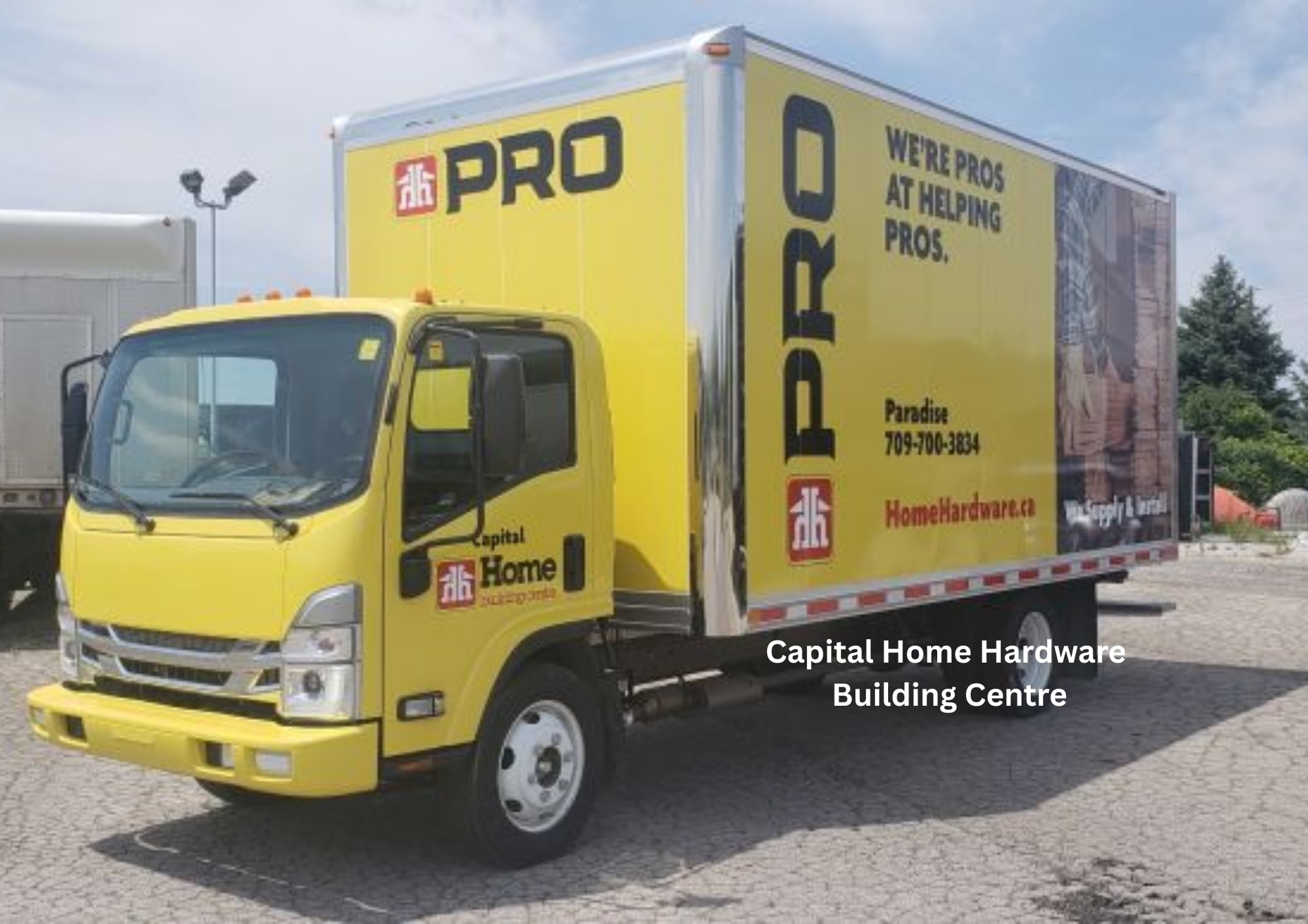 Cube van delivered to Capital Home Hardware