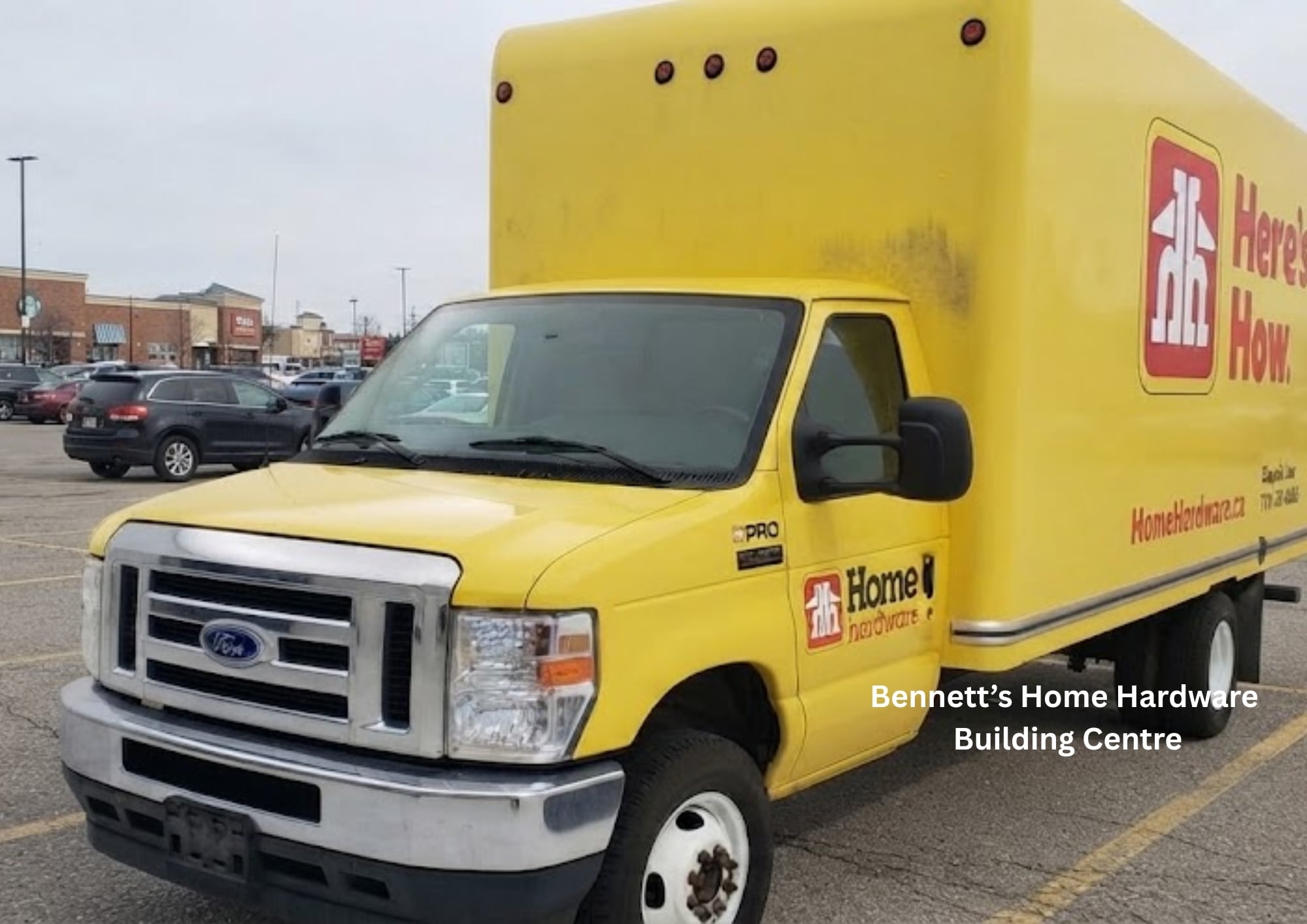 Ford E450 cube van delivered to Bennett's Home Hardware