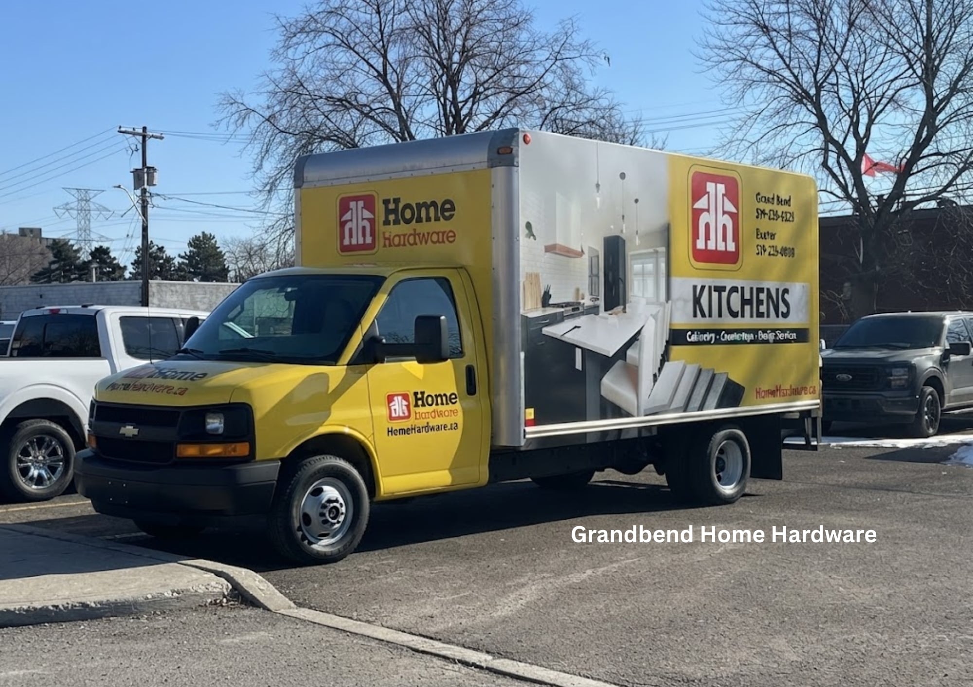 Cube van delivered to Grandbend Home Hardware