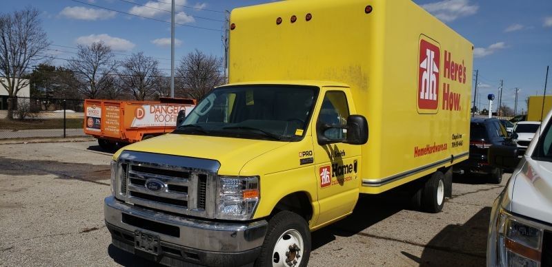 Cube van delivered to Jeddore Home Hardware