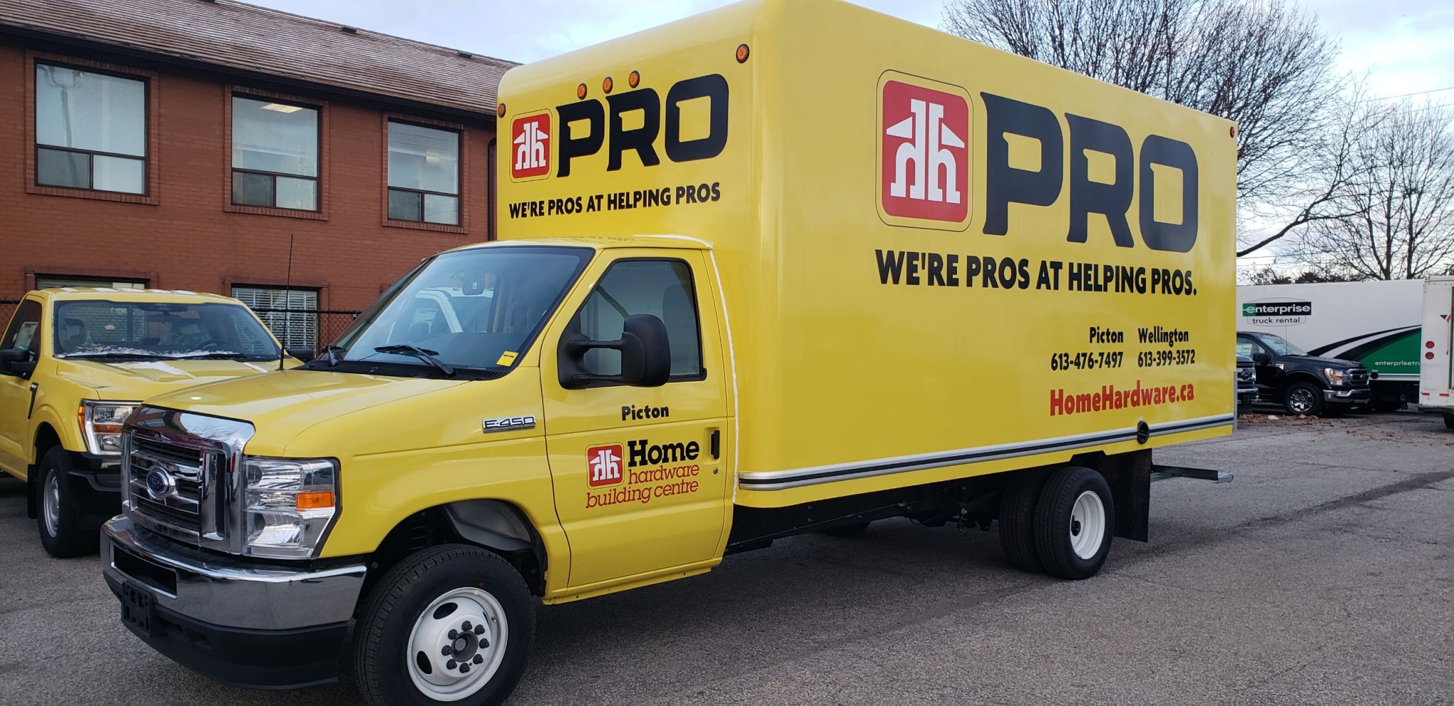 Cube van delivered to Picton Home Hardware Building Centre