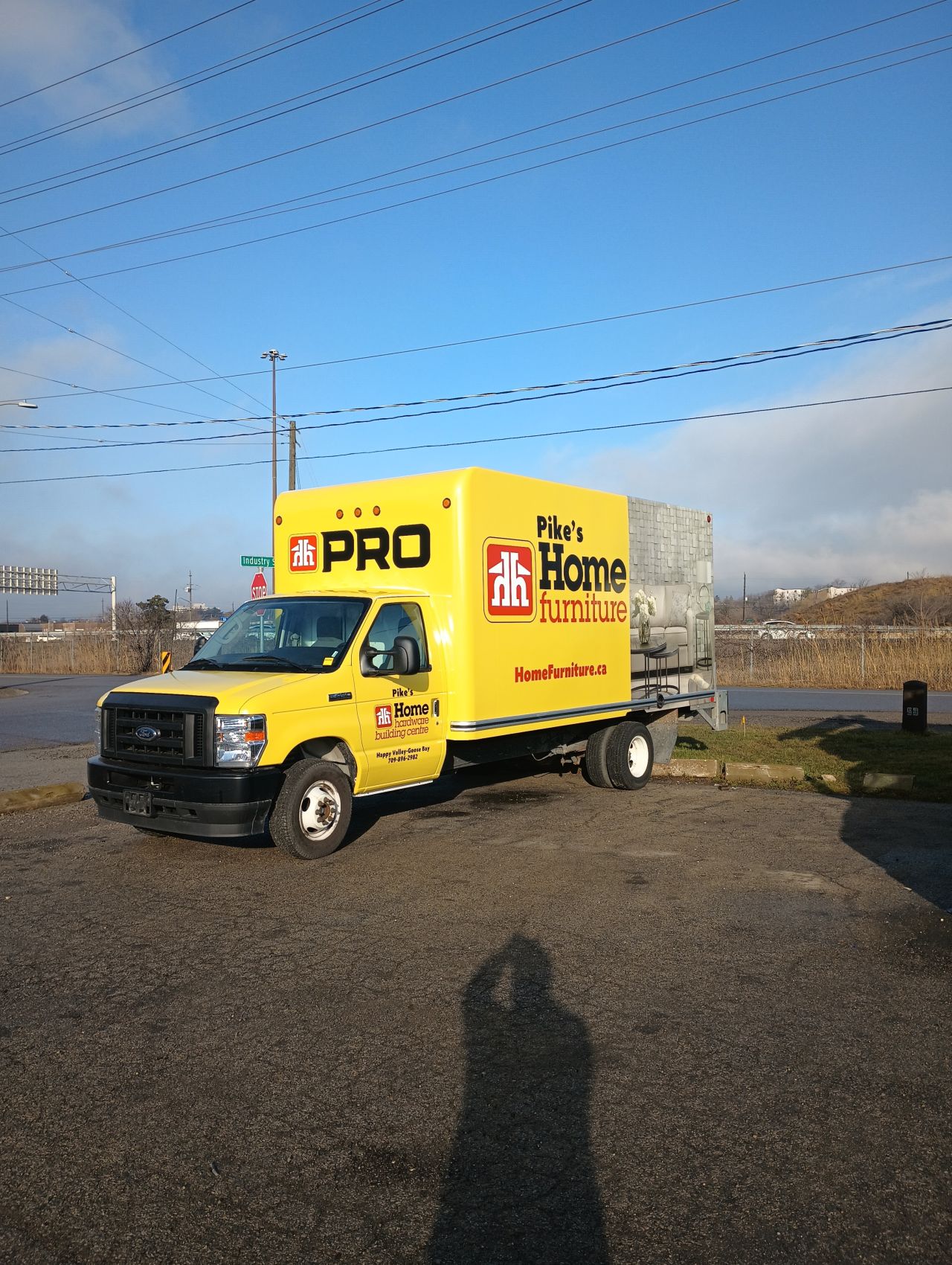 Cube van delivered to Pike's Home Hardware Building Centre