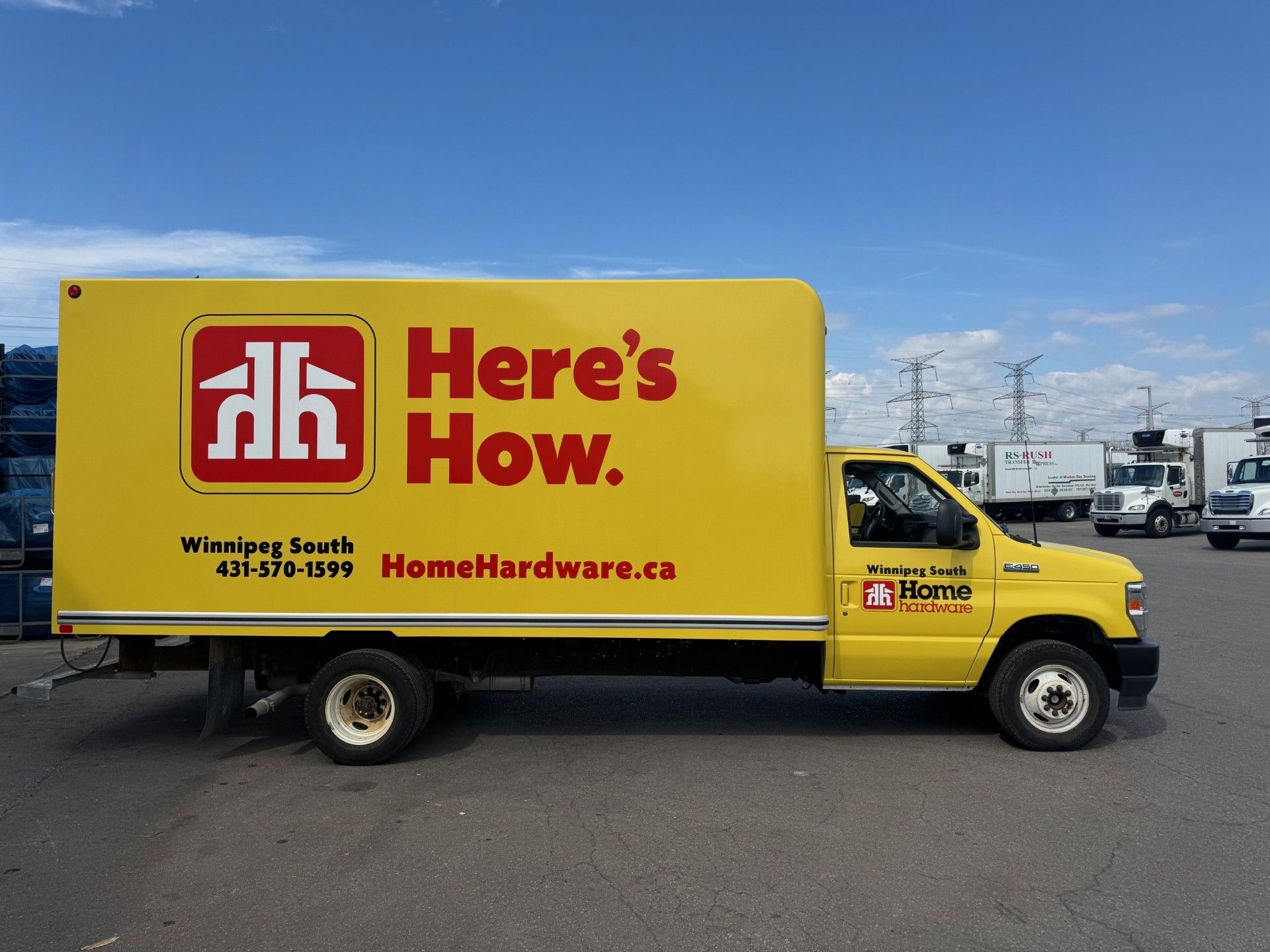 Cube van delivered to Winnipeg South Home Hardware