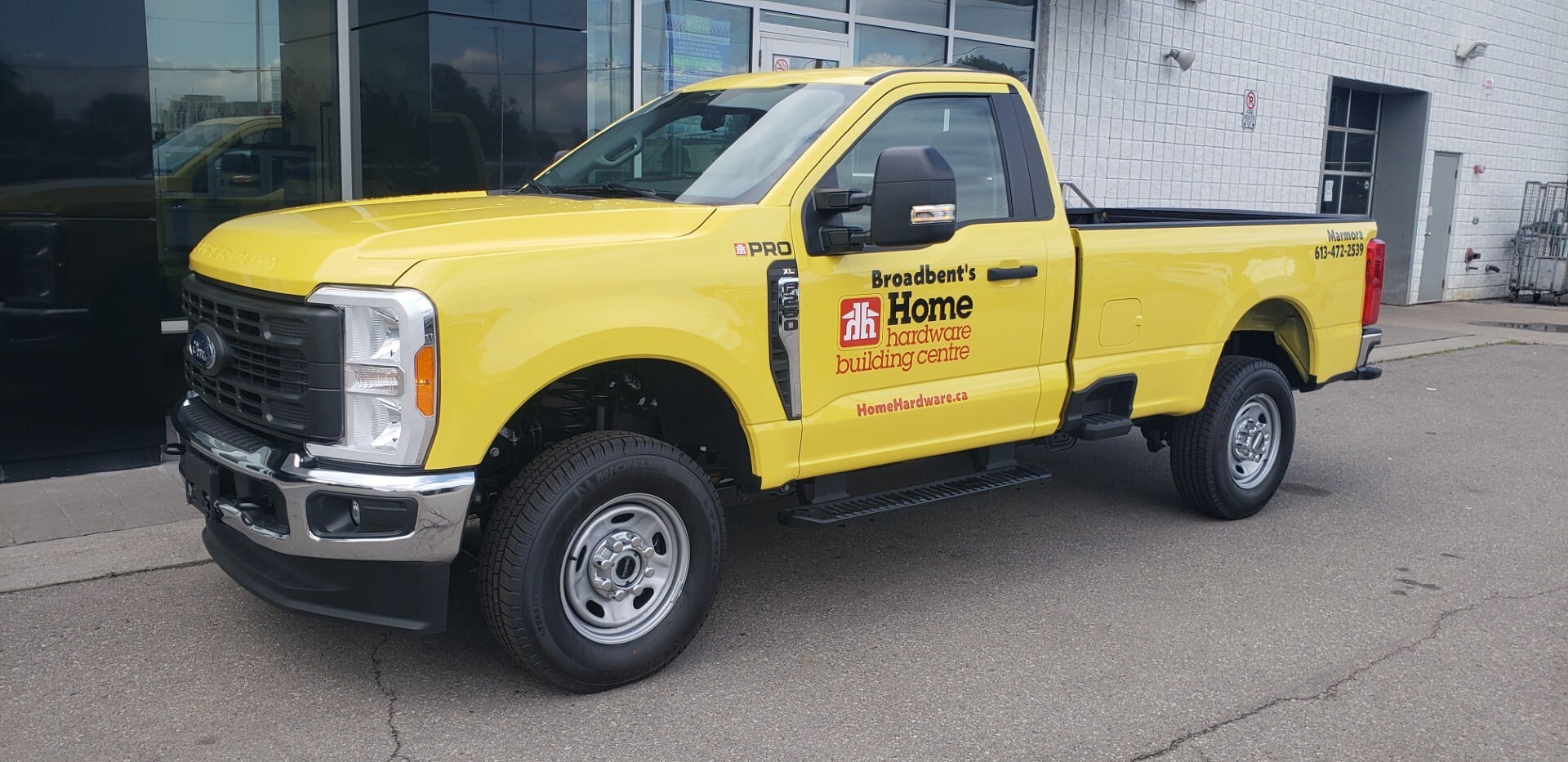 Ford F-250 delivered to Broadbent's Home Hardware