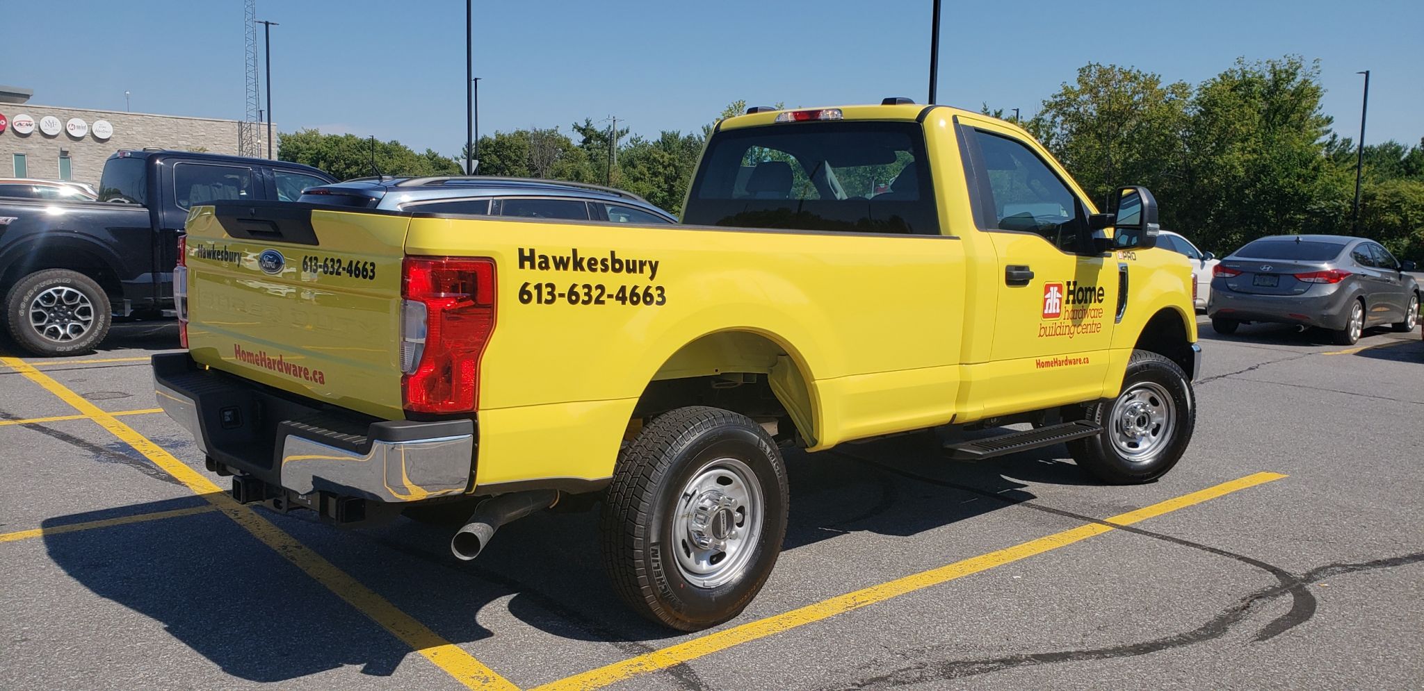 Ford F-250 delivered to Hawkesbury Home Hardware