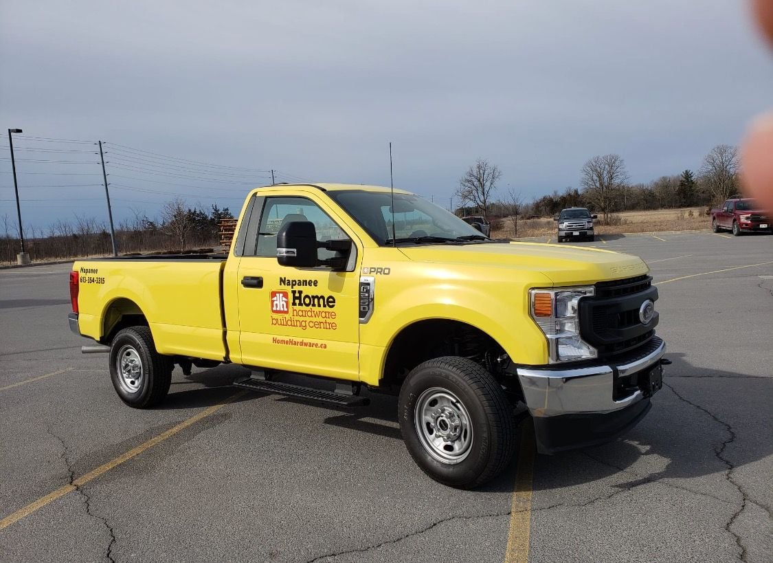 Ford F-250 delivered to Napanee Home Hardware
