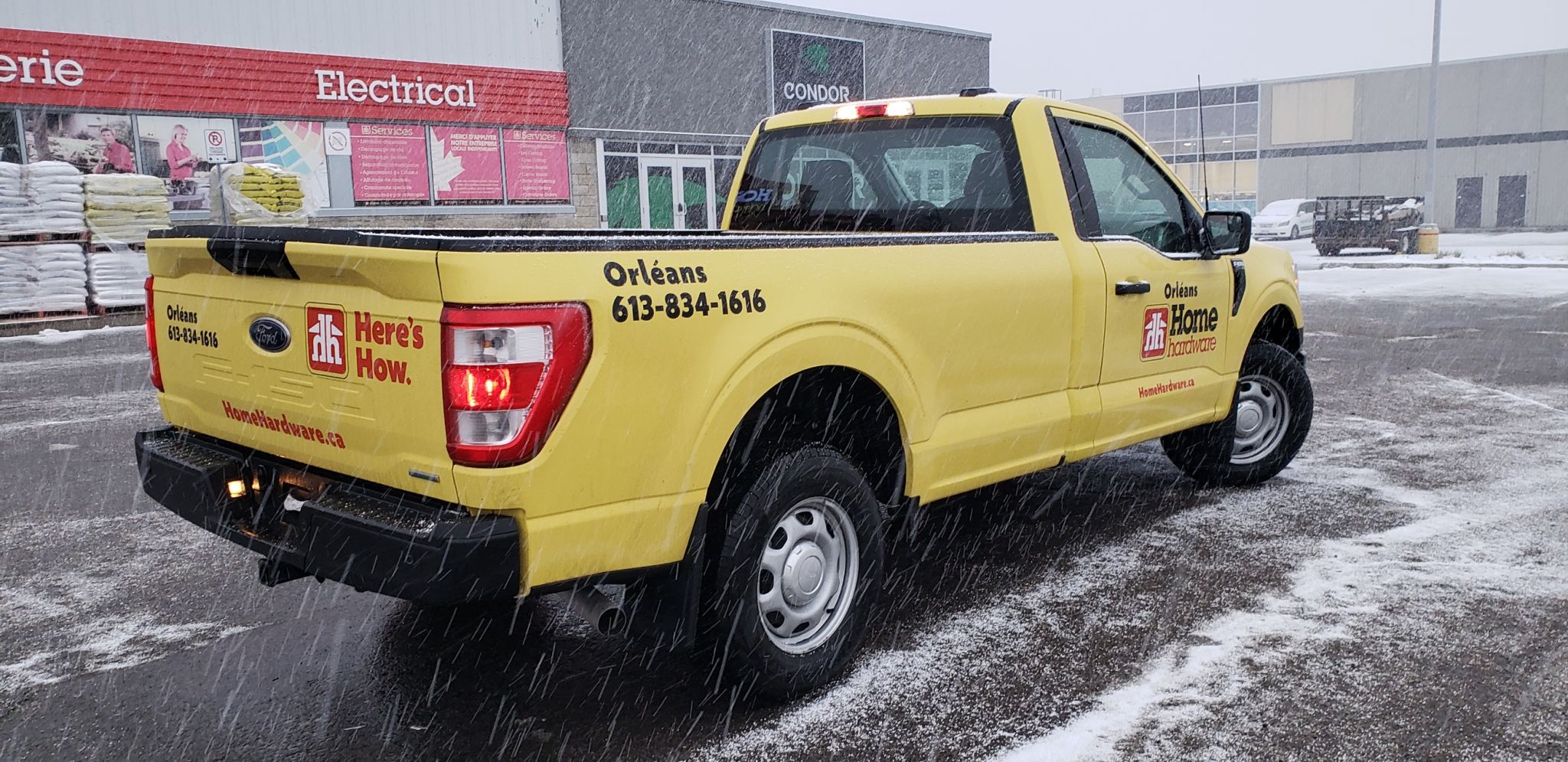 Ford F-150 delivered to Orléans Home Hardware