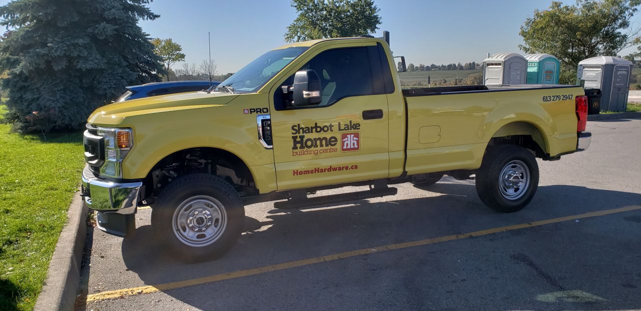 Ford F-250 delivered to Sharbot Lake Home Hardware