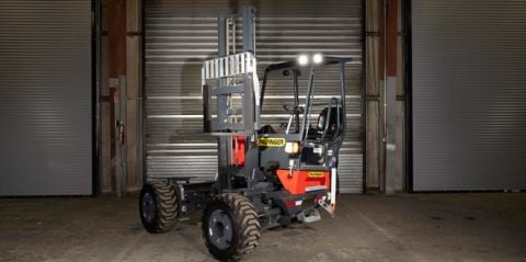 Palfinger FHS55 truck-mounted forklift available at Trinity Truck Sales