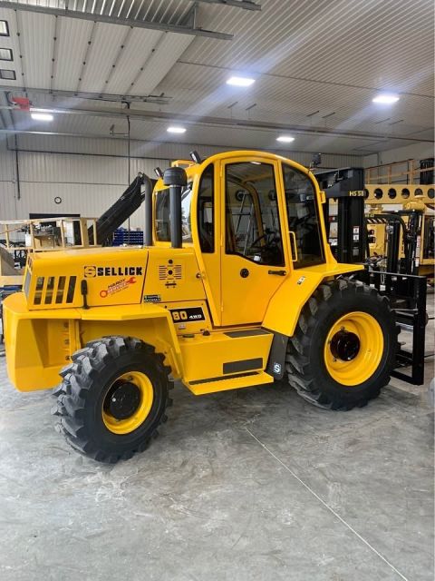 Sellick rough-terrain forklift available at Trinity Truck Sales