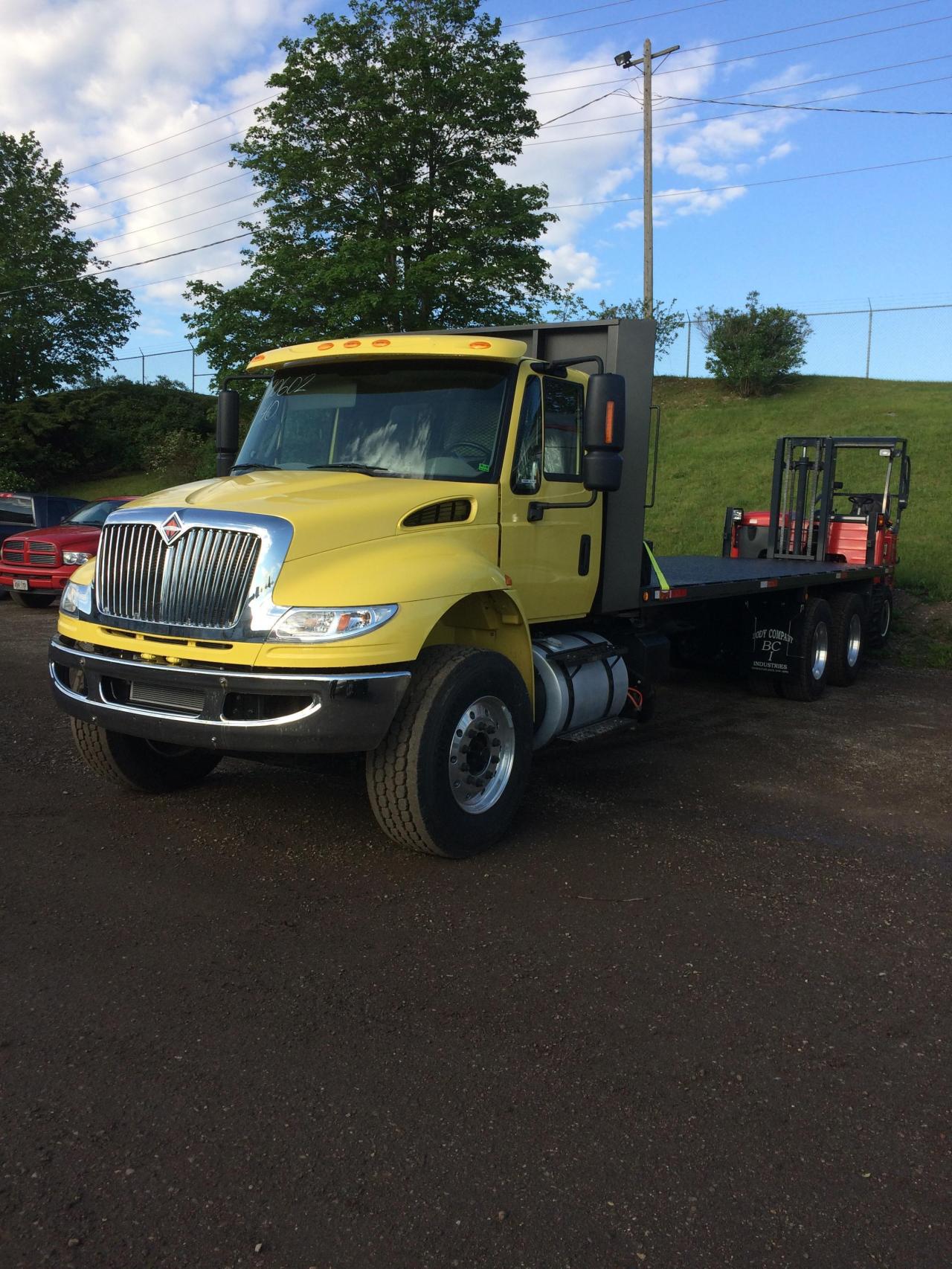 International HV607 Moffett truck delivered by Trinity Truck Sales