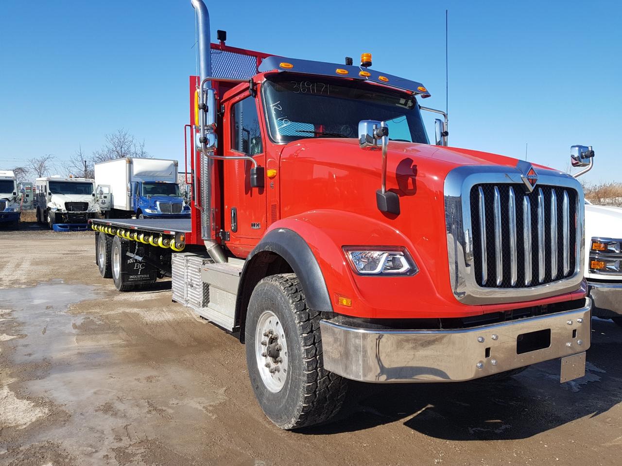 International HV607 Moffett truck delivered by Trinity Truck Sales
