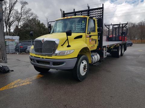 International HV607 Moffett truck delivered by Trinity Truck Sales