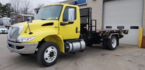 International HV607 Moffett truck delivered by Trinity Truck Sales
