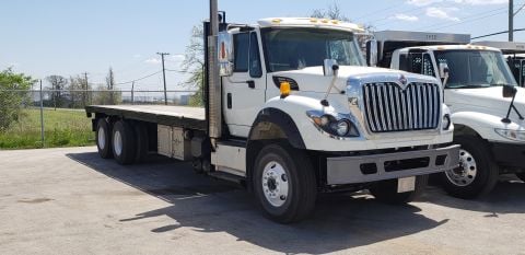 International HV607 Moffett truck delivered by Trinity Truck Sales