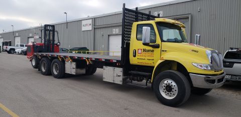 International HV607 Moffett truck delivered by Trinity Truck Sales