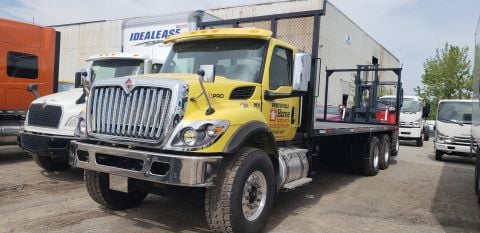 International HV607 Moffett truck delivered by Trinity Truck Sales