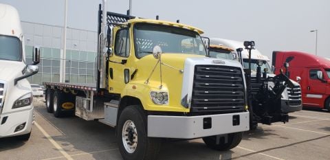 Freightliner 108SD Moffett truck delivered by Trinity Truck Sales