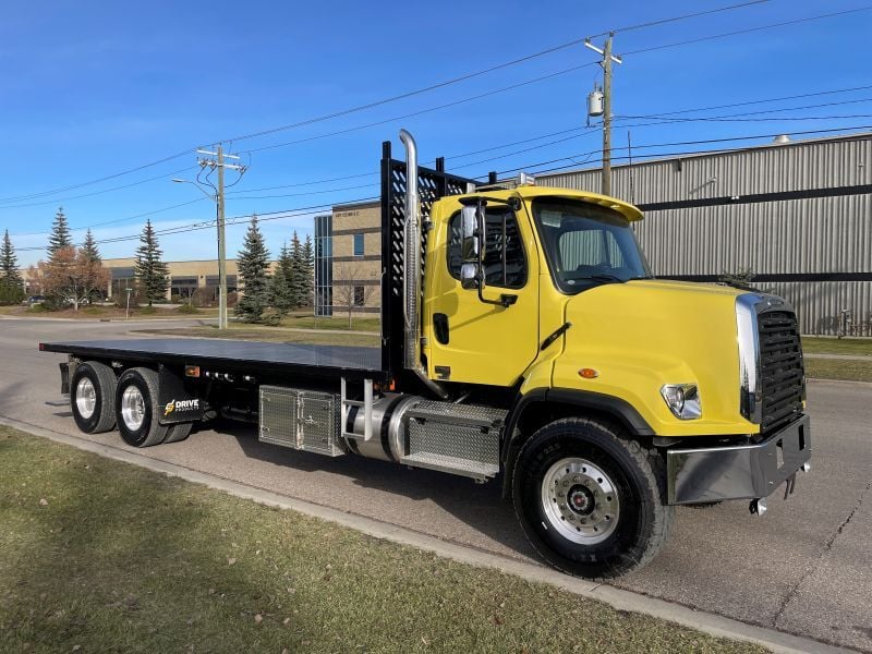 Freightliner 108SD Moffett truck delivered by Trinity Truck Sales