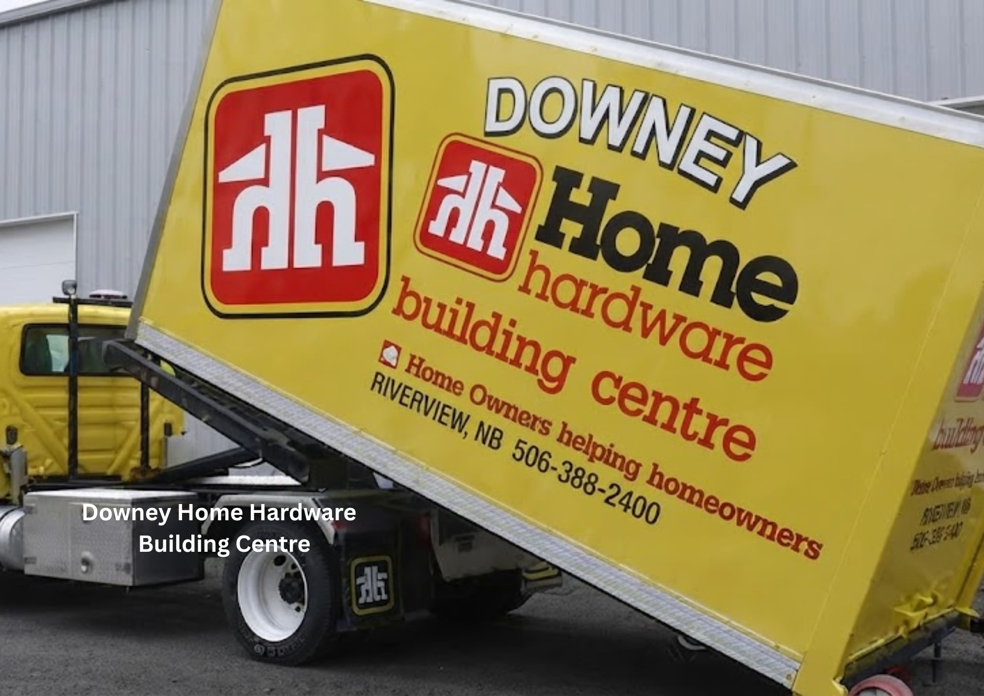 Kargo King roll-off truck delivered to Downey Home Hardware Building Centre, Riverview NB