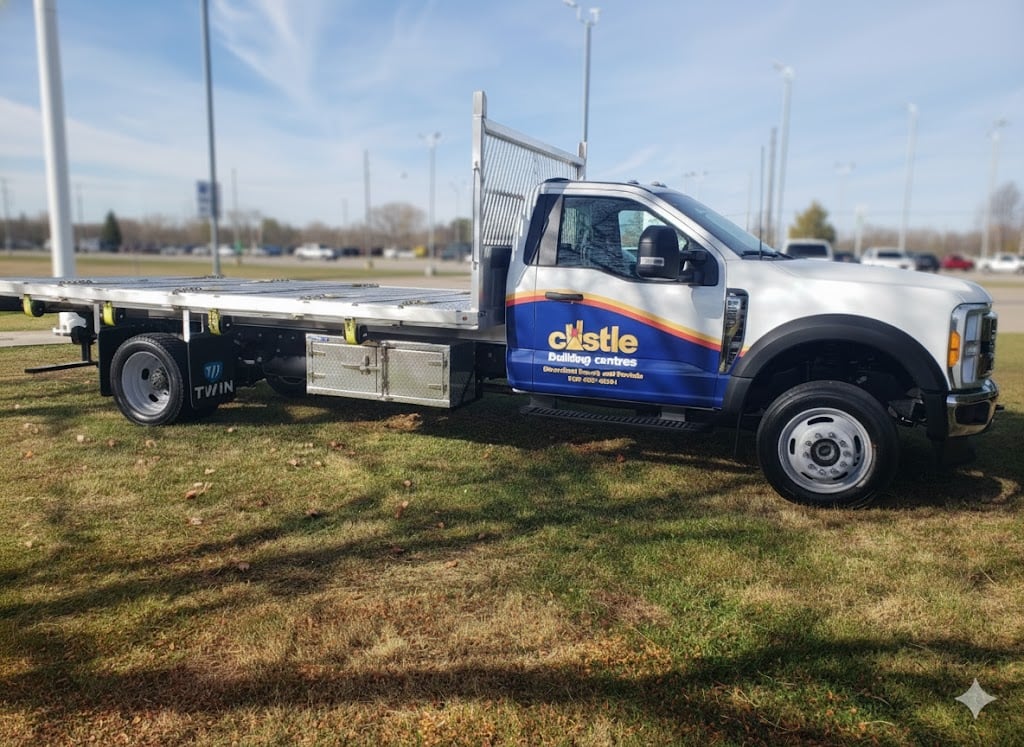 Ford F-550 delivered to a Castle Building Centre